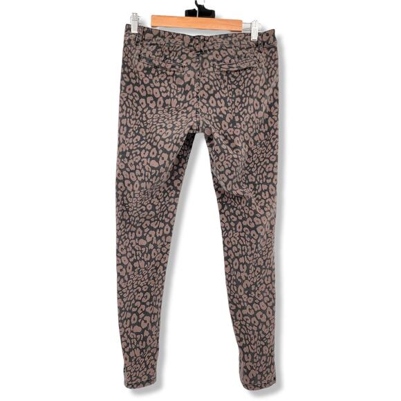 Sanctuary Women's‎ Leopard Print Mid Rise Chino Style Skinny Jeans Size 27 - Picture 2 of 11